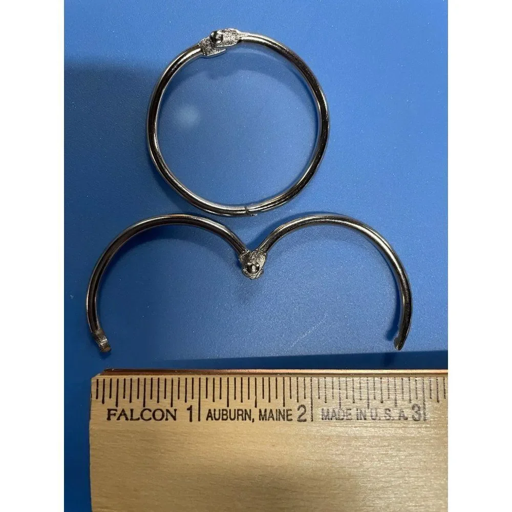 Curtain rings 2 packs of shower curtain, key ring, binder, etc. NEW